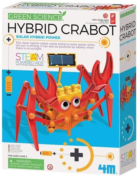 Set educațional 4M Green Science - Un robo-crab hibrid