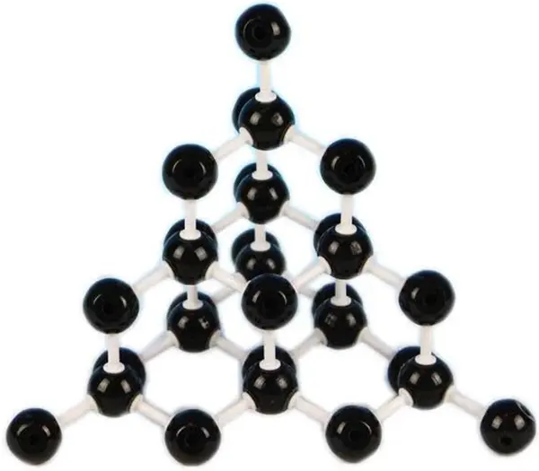 Set educațional Gelsonlab - Model cu structura de cristal diamant