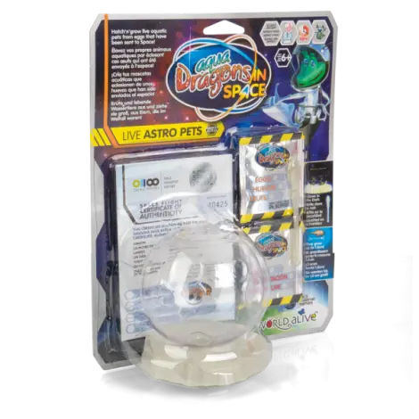 Set educativ STEM - AQUA DRAGONS - Habitat Lumea subacvatica - acvariu asteroid cu LED-uri