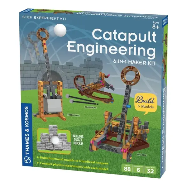 Set educativ STEM - Catapulta 6 in 1