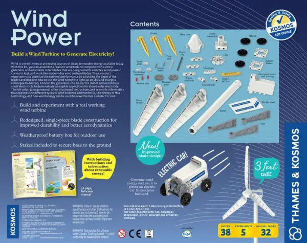Set educativ - STEM - Puterea Eoliana | Thames & Kosmos