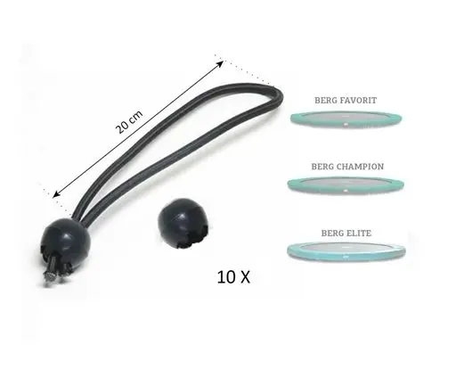 Set elastice prindere plasa de siguranta (10 buc.)