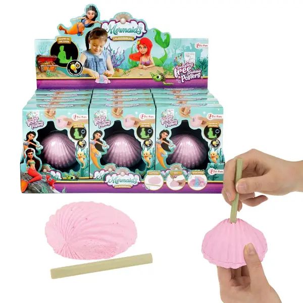 Set excavare TToys Sirena surpriza in fosila scoica