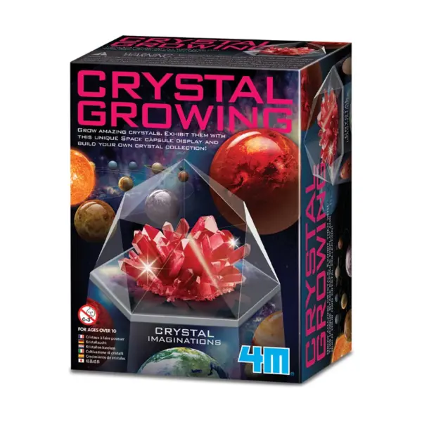 Set experimente de crescut Cristale, rosu