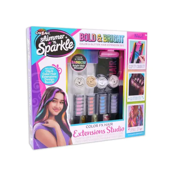 Set extensii de par CrazArt Color FX Hair Extensions Studio 65594