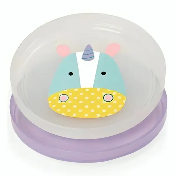 Set farfurii anti-alunecare Unicorn, 2 bucati, Skip Hop