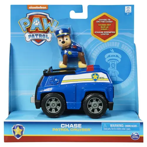 Set figurina cu vehicul Paw Patrol Chase, Patrol Cruiser