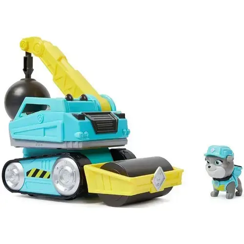 Set figurina cu vehicul Paw Patrol - Rubble Crew, Motor