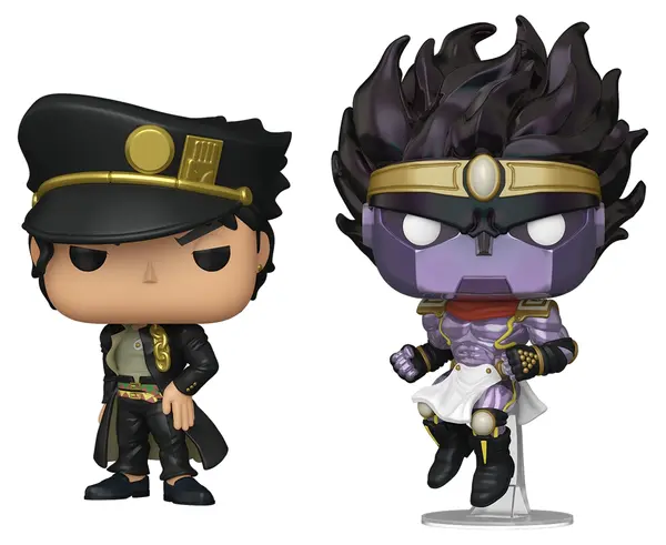 Set figurine Funko POP! Animation: JoJo's Bizzare Adventure - Jotaro Kujo & Star Platinum (Speical Edition)