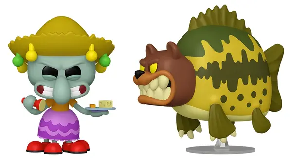 Set figurine Funko POP! Animation: SpongeBob SquarePants – Squidward & Sea Bear