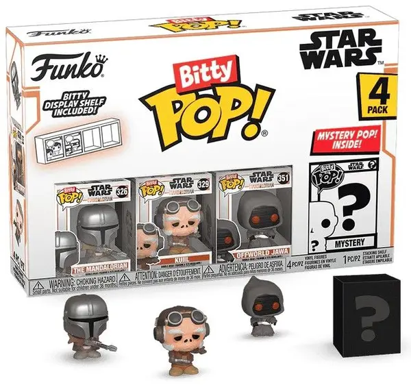 Set figurine mini Funko Bitty POP! Television: The Mandalorian - 4-Pack (Series 2)