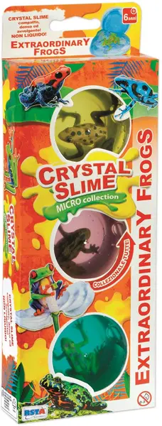 Set figurine RS Toys - Broaște cu slime, 3 buc, Tip 1, sortiment