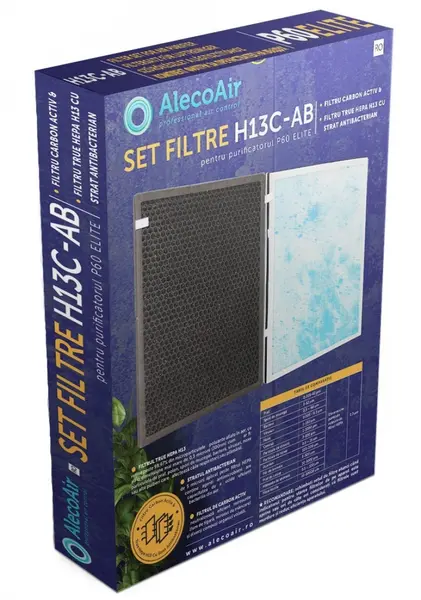 Set filtre HEPA cu strat antibacterian si Carbon Activ pentru P60 ELITE