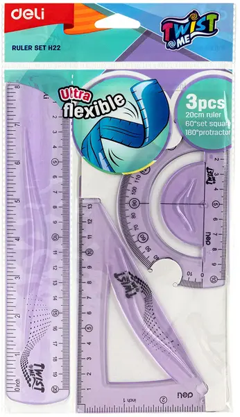 Set flexibil Deli Twist Me Twist Me - EH22, 3 bucati, asortiment
