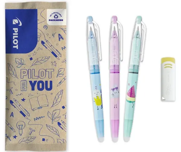 Set Flow Pack 3 rollere cu cerneala Pilot Frixion Ball Fancy Pool Party diverse culori 0.7 mm cu capac si Radieră Ediție Limitată Set Flow Pack 3 rollere cu cerneala Pilot Frixion Ball Fancy Pool Party diverse culori 0.7 mm cu capac si Radieră Ediție Lim