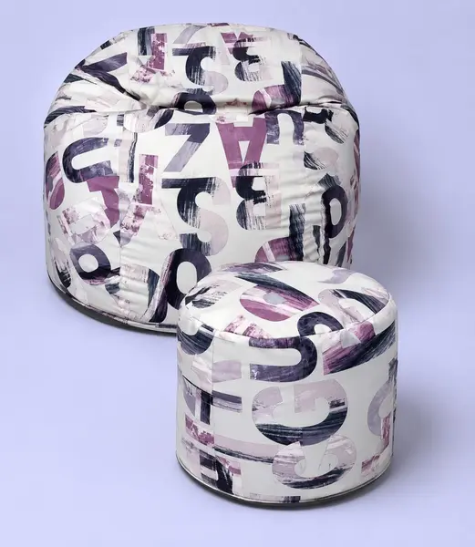 Set Fotoliu King Size cu Otoman (suport picioare), Material Textil - Urban Mystique