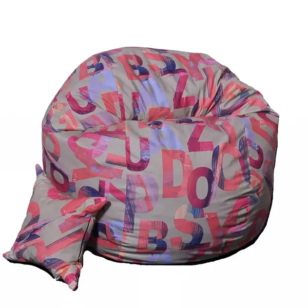 Set Fotoliu King Size cu Perna, Material Textil - Crimson