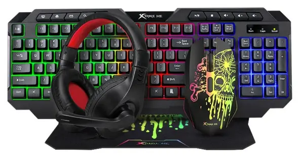 Set gaming Xtrike ME - CMX-415 RO, negru