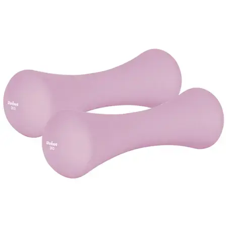 Set gantere Rebel Active RBA-2329-2, 2 x 2kg, neopren (Roz)
