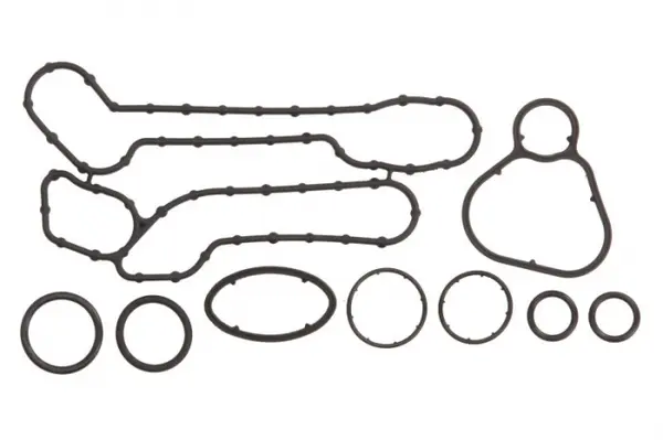 Set garnituri radiator ulei potrivit ALFA ROMEO 159; CHEVROLET AVEO, AVEO KALOS, CRUZE, ORLANDO, TRAX; FIAT CROMA; OPEL ASTRA H, ASTRA H CLASSIC, ASTRA H GTC, ASTRA H KOMBI, ASTRA J 1.4-1.8LPG 06.05