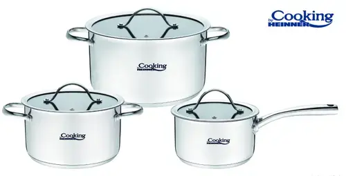 Set Gatit Heinner Anna HR-RLW-6PSC, 6 piese, Inox