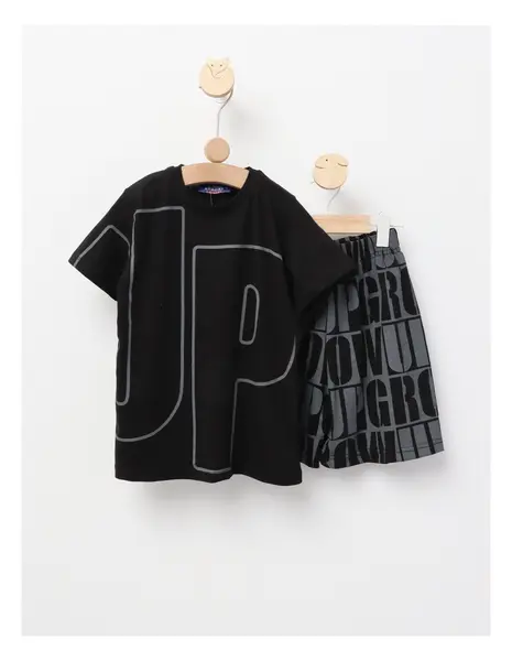 Set Grow Up, model cu negru