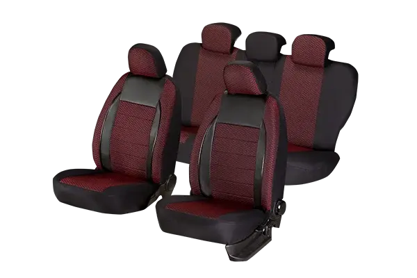 Set huse scaun Elegance rosu