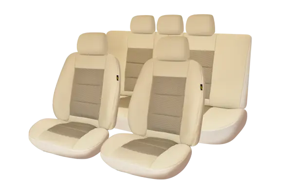 Set huse scaun Premium Lux - bej