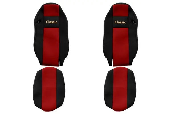 Set huse scaun textil camion compatibile cu MAN TGX (01.2007-12.2017) si MAN TGX 01.2018+