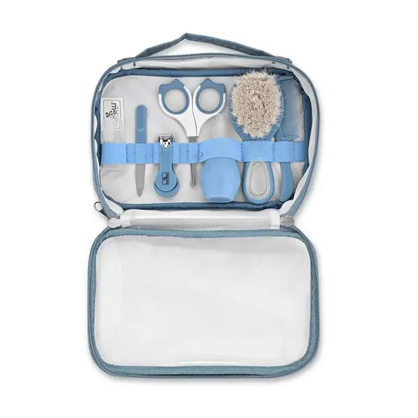 Set igiena pentru bebelusi Lorelli Deluxe 7 piese Moonlight Blue