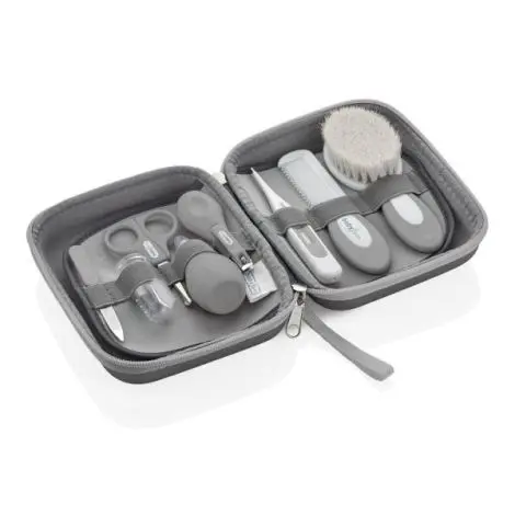 Set ingrijire unghii bebelusi cu 9 piese BabyJem Grooming Set (Culoare: Gri)
