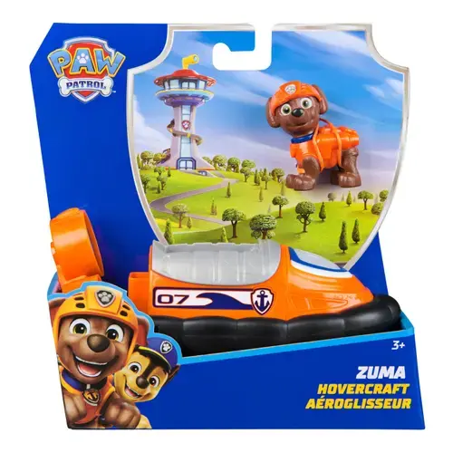 Set joaca - Patrula Catelusilor - Vehicul Hovercraft si figurina Zuma - Paw Patrol - Spin Master