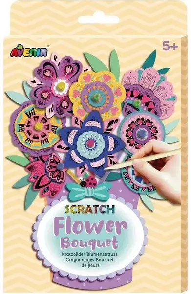 Set joc Avenir Scratch Bouquet - Flori