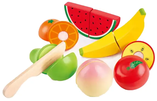 Set joc HaPe International - Fructe din lemn pentru tăiere
