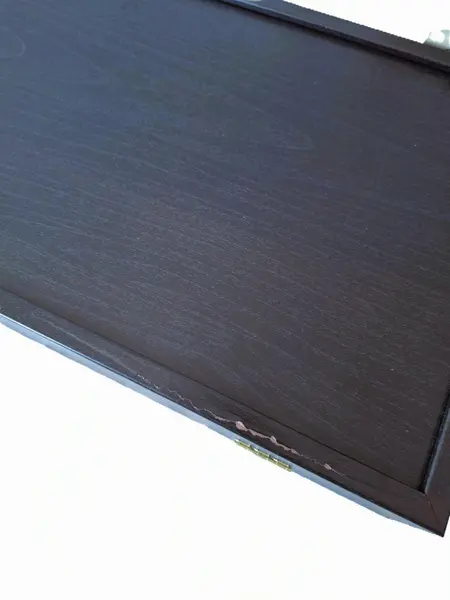 Set joc table backgammon - aspect lemn wenge - IMPERFECT