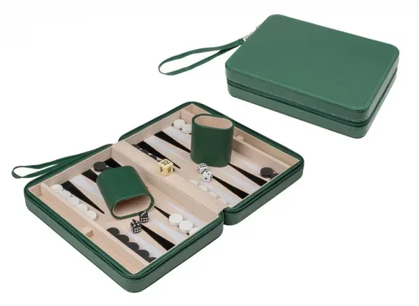 Set joc table Backgammon de calatorie magnetic, Thasos