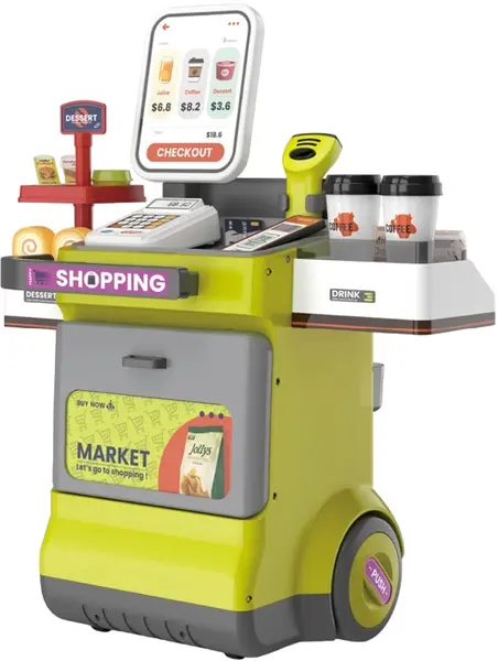 Set jocSonne - Supermarket cu casa de marcat, 48 piese