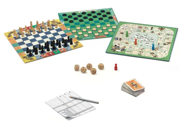 Set jocuri clasice pentru copii Djeco - 20 jocuri