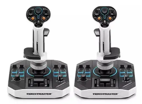 Set Joystick Thrustmaster SOL-R 2 HOSAS WW, 2 bucati (Alb)