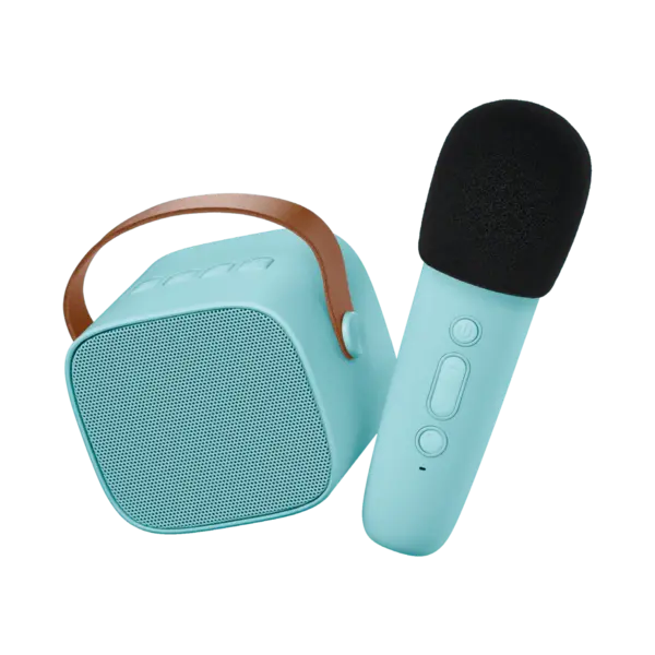 Set karaoke - 1 microfon - Albastru | Lalarma