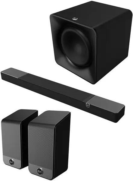 Set Klipsch – Flexus 200, soundbar, subwoofer, boxe surround, negru