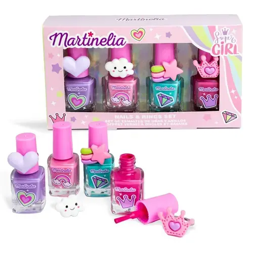 Set lac de unghii si inele Martinelia Supergirl 90198