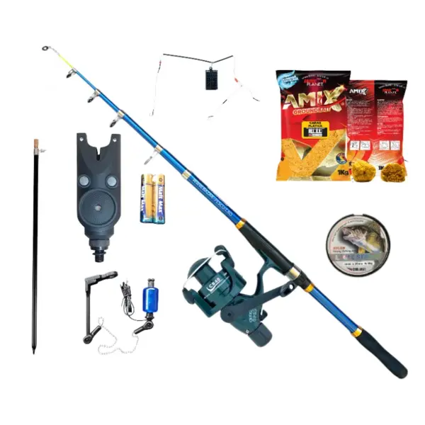 Set lanseta Explorer, mulineta CB40, senzor cu accesorii 617, fir, nada