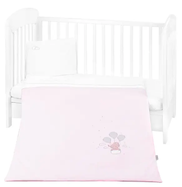 Set lenjerie 5 piese pentru bebeluși Kikkaboo Dream Big - Cu broderie, roz