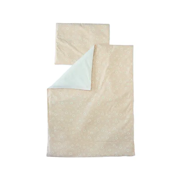 Set lenjerie bumbac organic, patut 120x60, 3 piese, Margarete