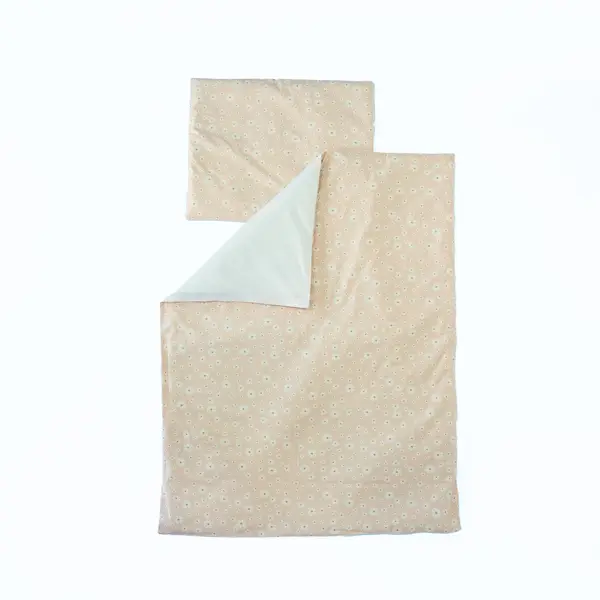 Set lenjerie bumbac organic, patut 120x60, 3 piese, Margarete