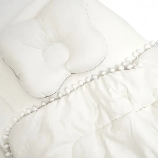 Set lenjerie cu 3 piese 120x60 cm Twins Roz