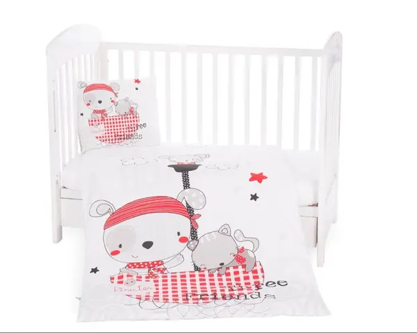 Set lenjerie de pat 3 piese Kikka Pirates