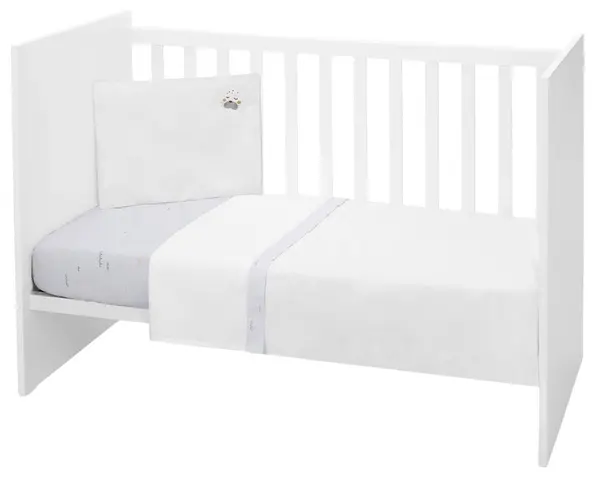 Set lenjerie de pat pentru copii din 3 piese KikkaBoo Seally Me - EU style, 60 х 120 cm