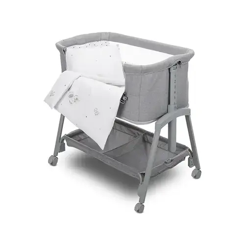 Set lenjerie pat 5 piese, bumbac ranforce, Lorelli Eva Giraffe White